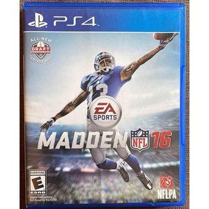 Madden NFL 16 (Sony PlayStation 4, 2015)